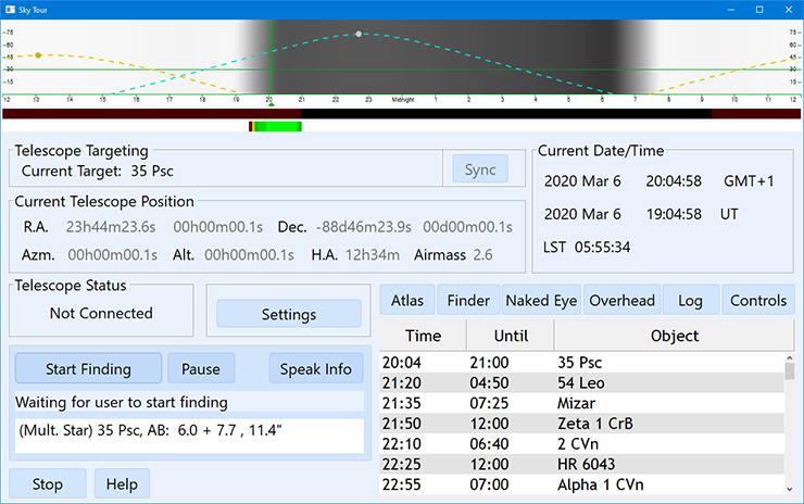 SkyTour Interface